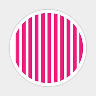 Aaron | Pink Stripes Pattern Magnet